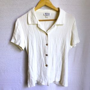 Vintage White Blouse